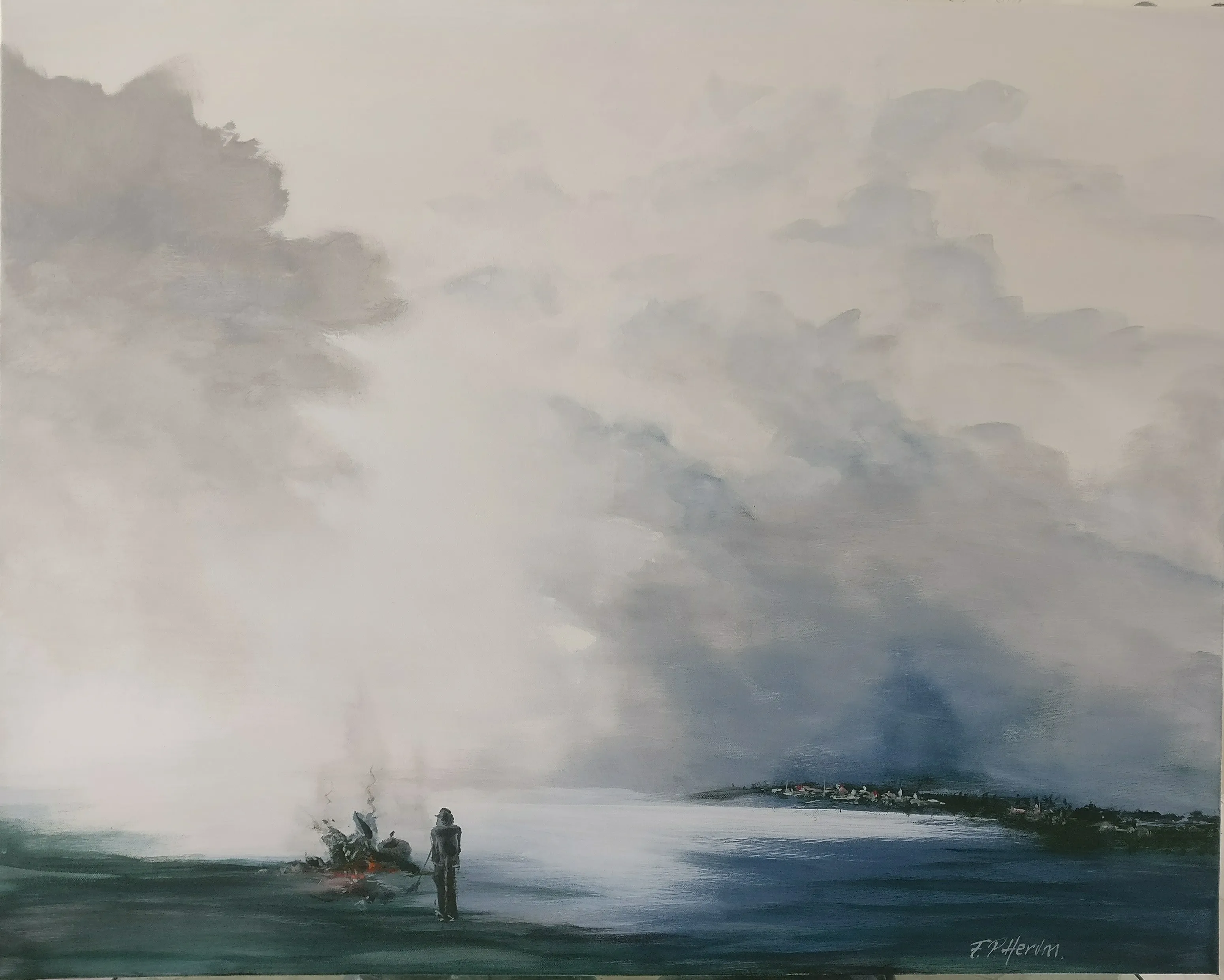 Maleri nr 116 80 cm X 100 cm